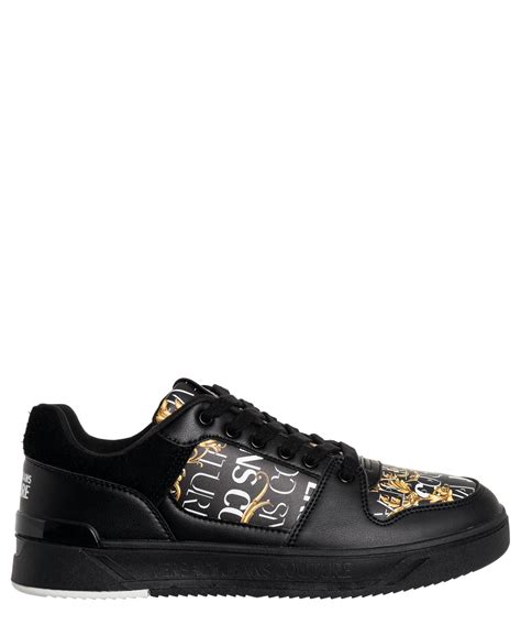 versace jeans sneaker low black|versace sneakers women.